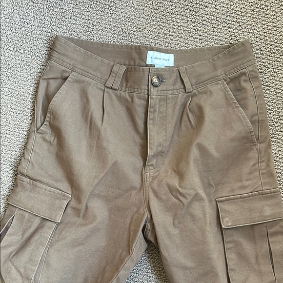 Men's Brown Cargo Pants - Picture 2 of 3